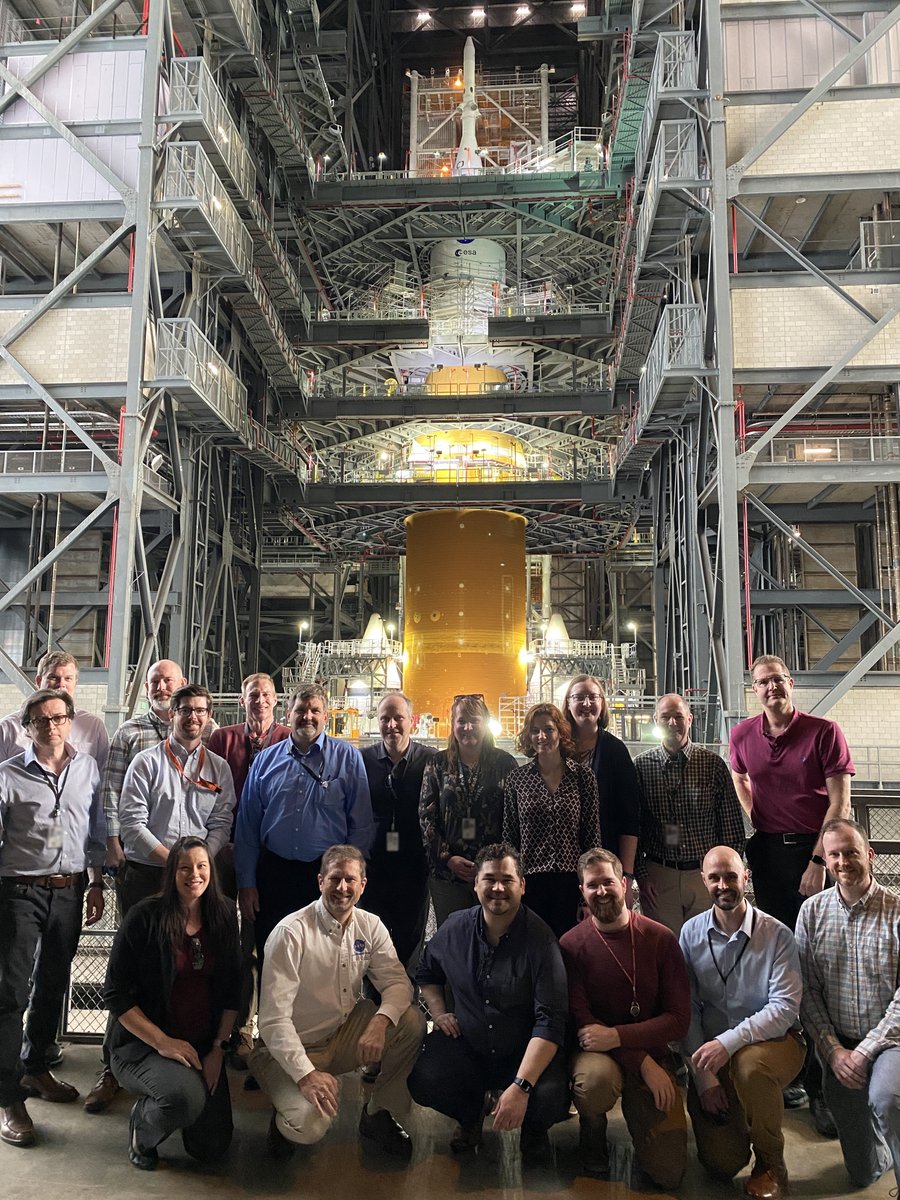 NASA_SACD's tweet image. This NASA team was @NASAKennedy earlier this year to support Moon-to-Mars human exploration. It all starts with #Artemis I! The countdown has begun, with a two-hour launch window opening 8:33 a.m. EDT Monday from Kennedy Space Center’s Launch Pad 39B. #IAmArtemis #WeAreGoing