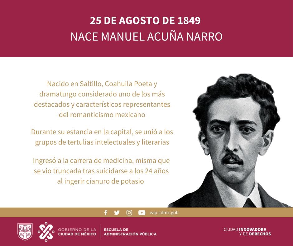 #Efeméride 

Uno de los poemas más conocidos y significativos de su corta trayectoria literaria es “Nocturno a Rosario”, homenaje a la mujer de su vida (y de su muerte), Rosario de la Peña, a la que también dedicó otros textos líricos.
