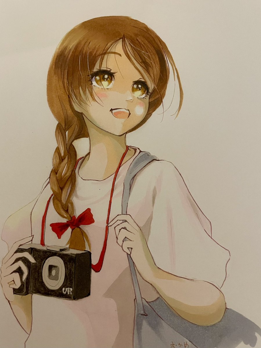 「今日の練習絵です。。。 」|おかめのイラスト
