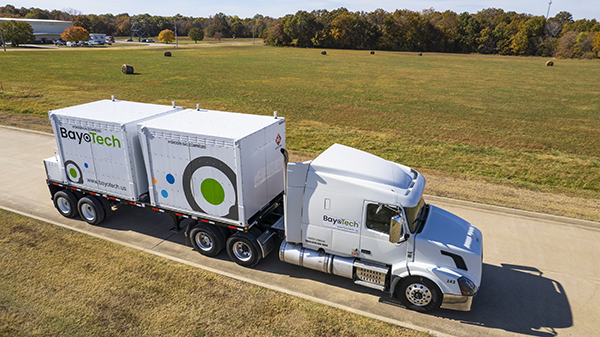 H2Bayo's tweet photo. BayoTech has received an order for four HyFill™ #hydrogen transport trailers from @Chevron. These trailers will be used to distribute #gaseoushydrogen for power generation, #transportation, and industrial applications.

Read the full press release here: https://t.co/8Cwta1Ucll https://t.co/Np5YiJfFfl