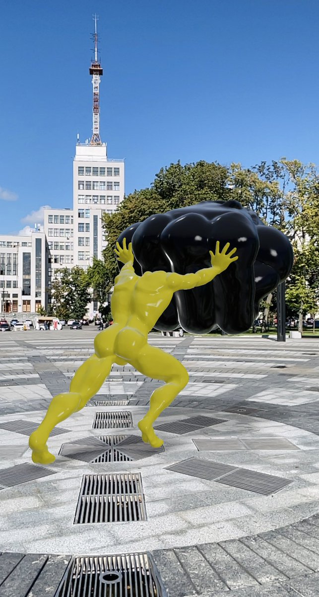 Belov_vl's tweet photo. Kharkiv holds!
🇺🇦🤜
Anyone can use the AR effect on Instagram and post with the hashtag #UAHold
AR: https://t.co/fxlv6kZwGf…
Objkt: https://t.co/zaAi5rQYvw…
#Ukraine #NFTCommmunity https://t.co/unNMRQcdUk