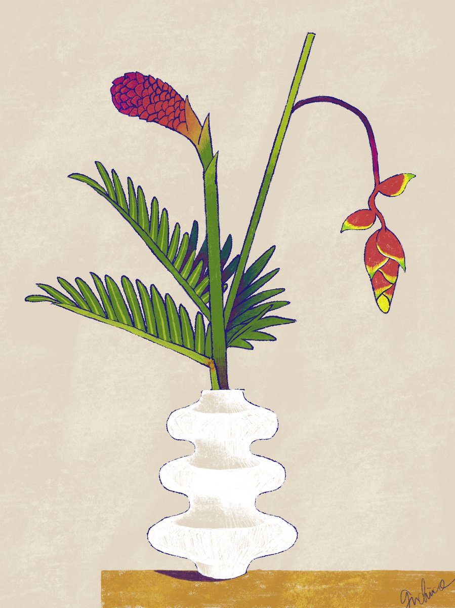 #8月の終わりにあなたの作品見せてください 

やたら植物を描いています🪴

#イラスト #illustration