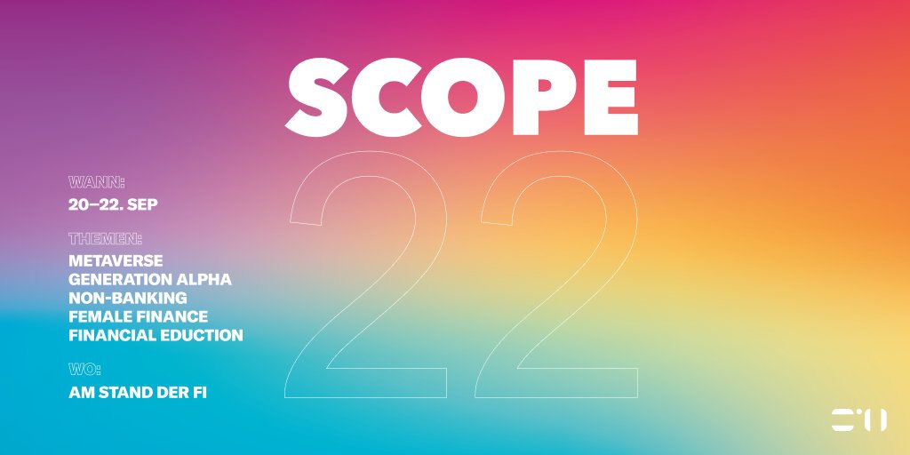 SPARKASSEN INNOVATION HUB (@sparkassen_hub) on Twitter photo Vom 20. – 22.9. findet in der Rheingoldhalle in #Mainz die #SCOPE22, das Business-Festival der #Sparkassen-Finanzgruppe, statt. Wir vom S-Hub werden mit der <a href="/FI_FFM/">Finanz Informatik (FI)</a>, den #API-Experten von <a href="/wallis_portal/">wallis</a> und der <a href="/StarFinanz/">Star Finanz</a> auf einem gemeinsamen Messestand dabei sein. Visit us!🚀 Vom 20. – 22.9. findet in der Rheingoldhalle in #Mainz die #SCOPE22, das Business-Festival der #Sparkassen-Finanzgruppe, statt. Wir vom S-Hub werden mit der <a href="/FI_FFM/">Finanz Informatik (FI)</a>, den #API-Experten von <a href="/wallis_portal/">wallis</a> und der <a href="/StarFinanz/">Star Finanz</a> auf einem gemeinsamen Messestand dabei sein. Visit us!🚀