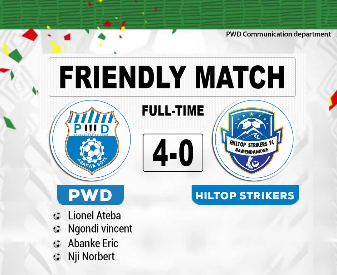 pwd_bamenda's tweet photo. A resounding win to cap our first pre_season friendly
#ABAKWABOYS💙🤍 https://t.co/0cJ2nqT35T