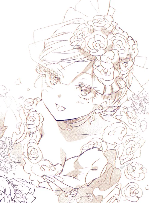 誕生日か…ってカラー絵探したら全然見つけられなかった(一部お友達に描いたジョゼウィラ 