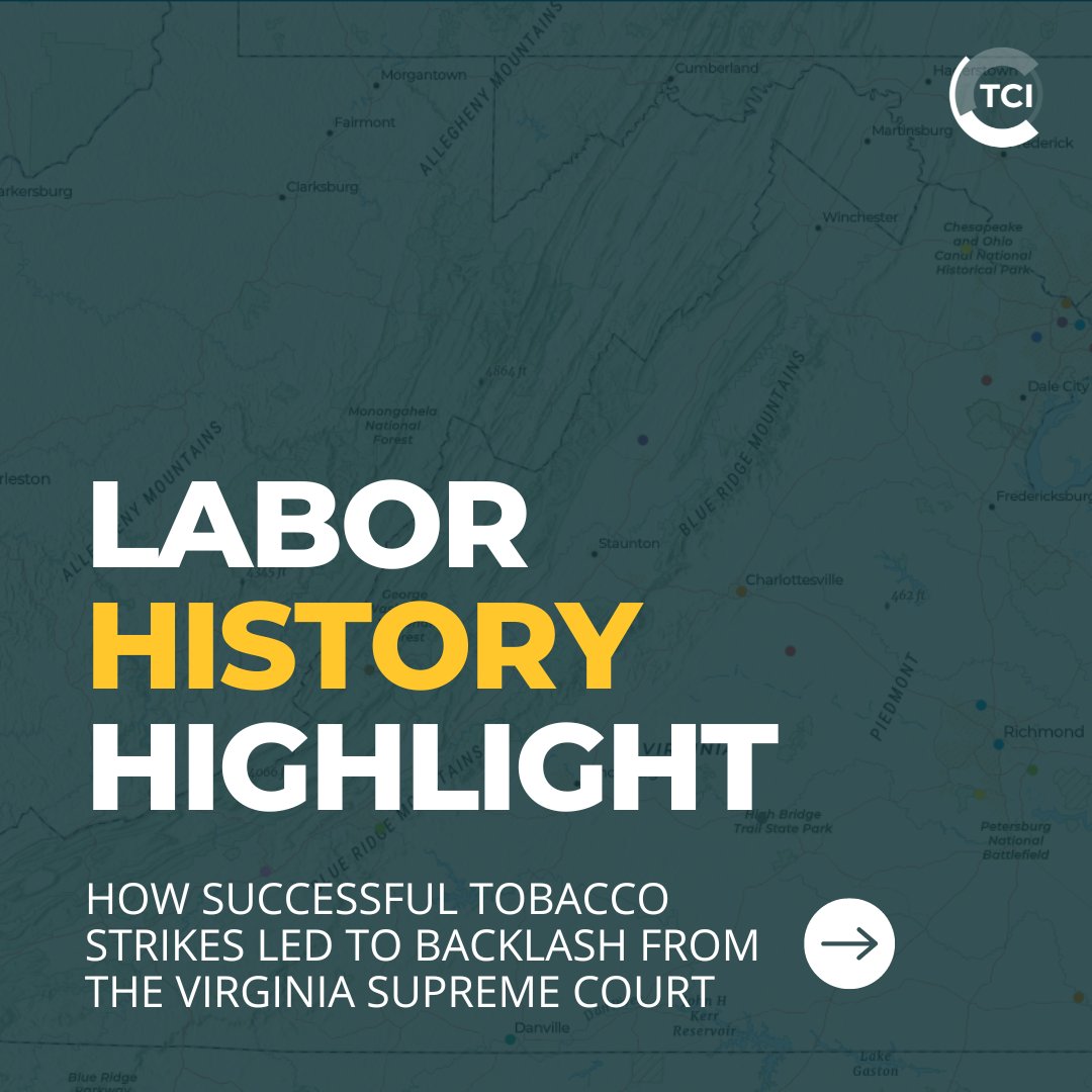 TCIFiscal's tweet photo. It's #ThrowbackThursday.
Let's take a look at a critical moment in Virginia's labor history, which kicked off an era of successful Black-led worker organizing in Richmond, #Virginia...and some backlash.
Check out more events at https://t.co/0NrJwJ2b8z
#TBT #VaLaborHistory https://t.co/uikje9l47O