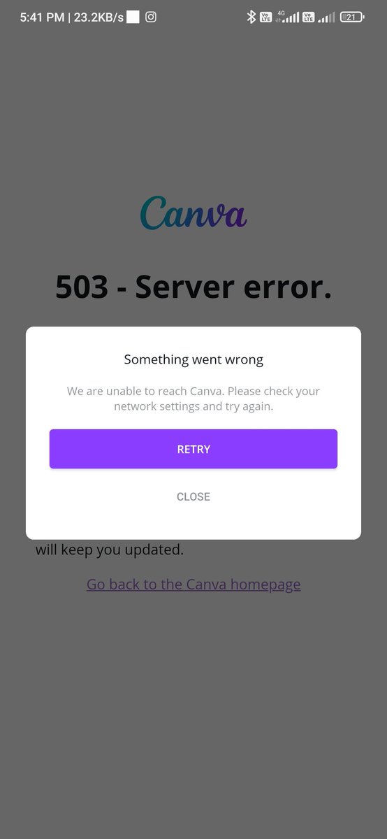 iam_rishabhhh's tweet photo. Anyone else facing issues in #canva ? https://t.co/vcqkgu8GpI