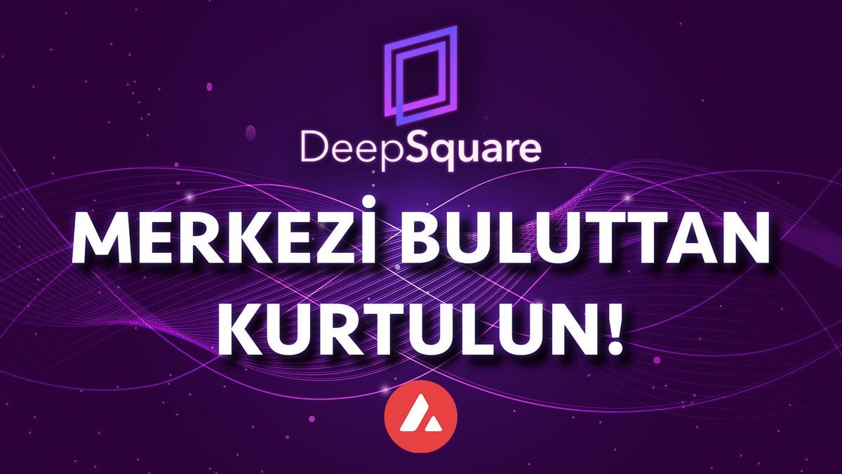 ilhan_karasu's tweet photo. 🟣 @DeepSQUAREio ile Merkezi Buluttan Kurtulun!
@DeepSQUAREio , gerçek ademi merkeziyetçilik sağlamak için kapsamlı bir Bulut Bilişim Ekosistemidir.
▶️ https://t.co/SqNtYlnWpQ (Türkçe Versiyon)
#DPS #CLOUDT #DECENTRALAND #BITCOIN #BLOCKCHAIN https://t.co/45V2n3Doe8