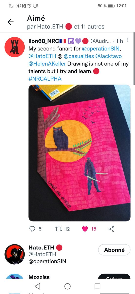 AudreyMillion's tweet photo. Thank you very much for your like @HatoETH it makes me happy and encourages me to persevere in my learning🔥🔴
#sinner #SINNERSUPPORT https://t.co/C4a0m3YLTw