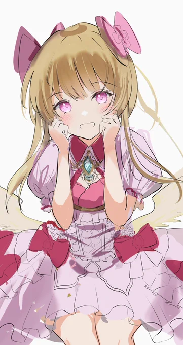 ラフとトリミング前もおいておきます! 