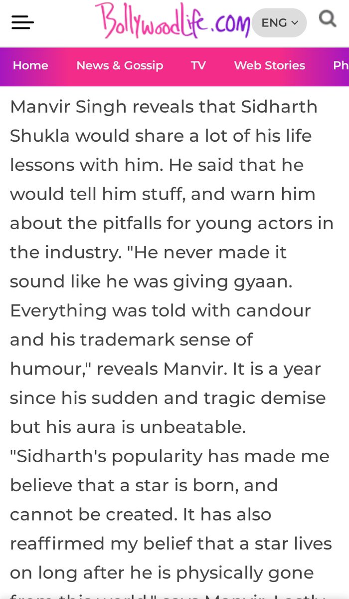 sid_lovebot's tweet photo. "A Star is born and cannot be created" ❤💫

Such a heartfelt one from Manvir. Just ydy was talking abt how Sid made some great friends from BBB3 sets.. how Sonia keeps telling abt his life lessons &amp; missing him always..
Manvir shared the same 🥺

CHARTBUSTER DKKA
#SidharthShukla https://t.co/StfnvQVyoY