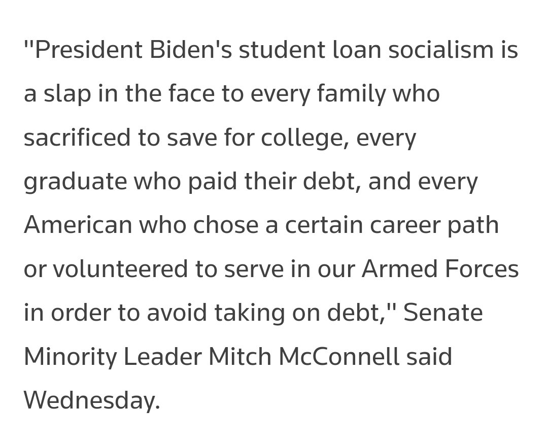 valpetredactyl's tweet photo. McConnell's logic sounds like bitterness-akin to 'since I didn't get help, no one should'.  
https://t.co/5eWcKcRDwd https://t.co/ditSZZ8FTh