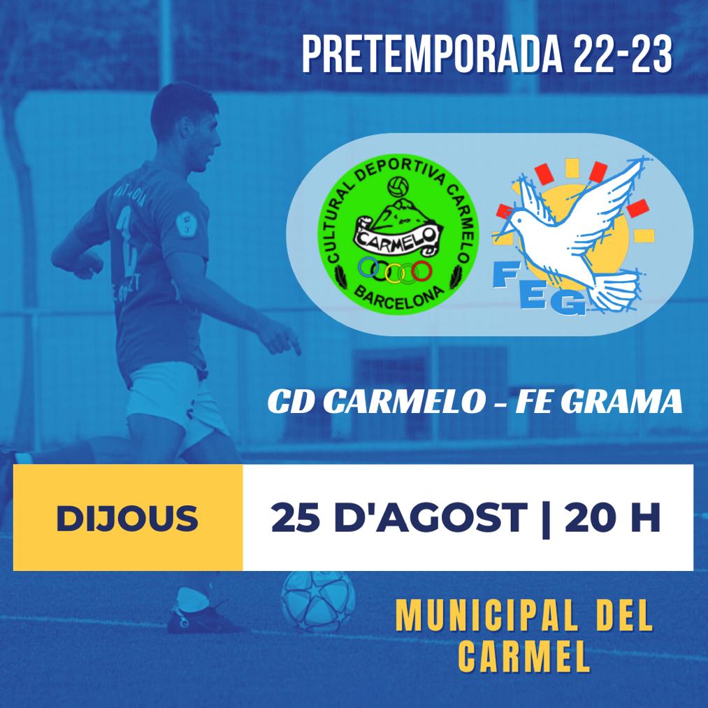 FundacioGrama's tweet photo. ⚽ MATCH DAY
🏆 Amistós
🆚 CD Carmelo
📅 Dijous 25 d'agost
🕗 20 hores
🆓 Gratis
#SomGrama #FundacióGrama #Pretemporada #futbolcat #Barcelona https://t.co/Uzla5fHcxd