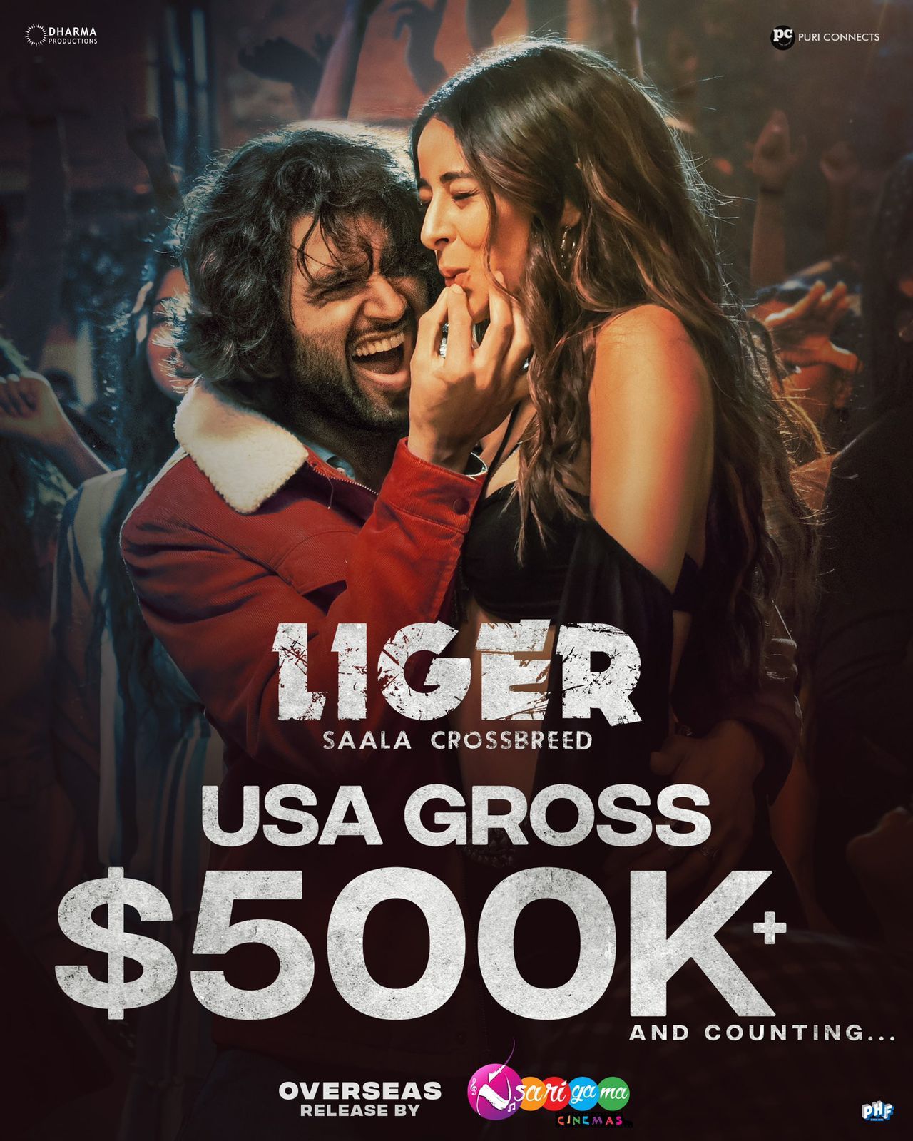 Ramesh Bala on Twitter: "#Liger USA gross $500K+ and counting 🔥