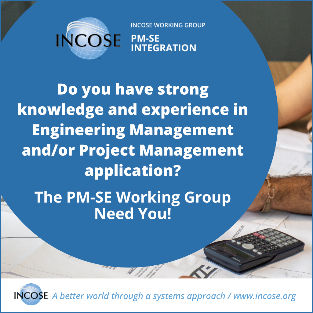 incose_org's tweet photo. The PM-SE Integration Working Group aims to identify and promote opportunities associated with the effective integration of the Systems Engineering and Project/Program Management Disciplines. Find out more here: https://t.co/pcv8Xd6ulY 
#INCOSE #SystemsEngineering #ProjectMan ... https://t.co/kSViQZjNQj