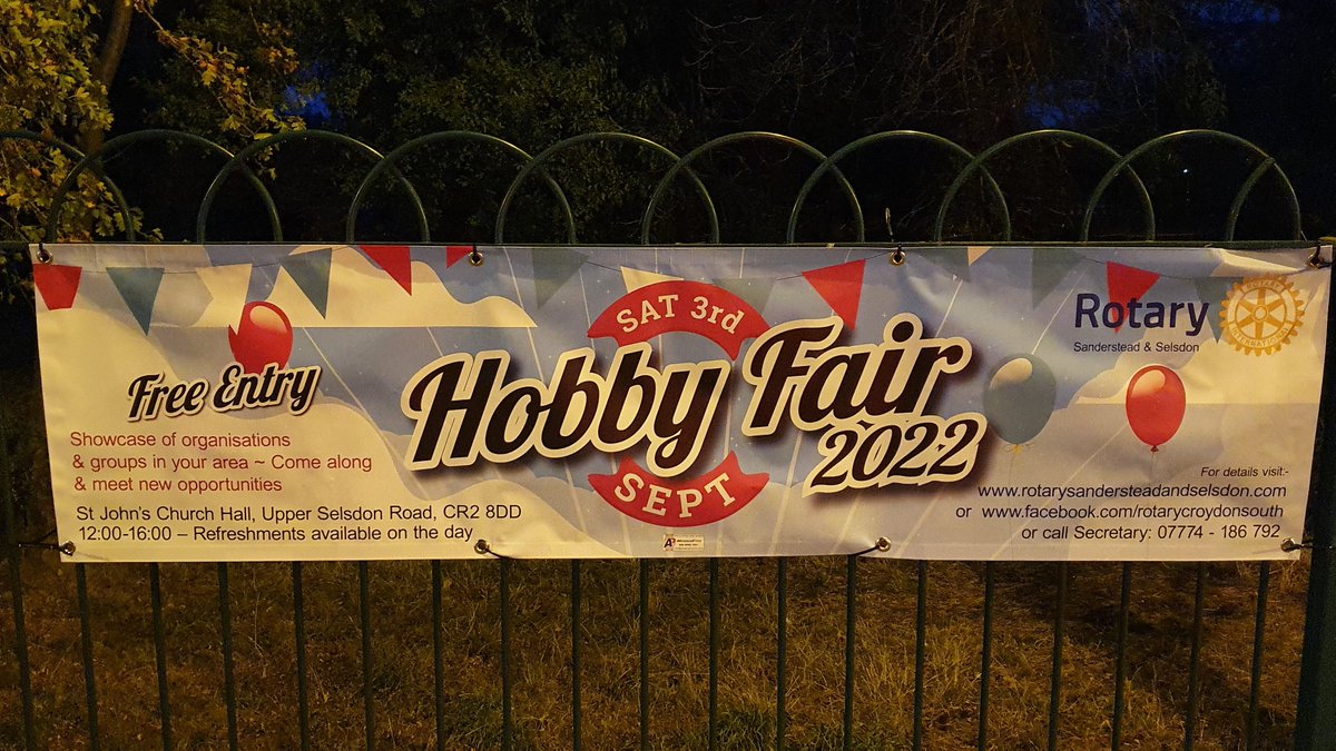 RotarySelsdon's tweet photo. Not long now, Sat Sept 3rd our Hobby Fair - YAY. We will welcome Business Partners, Clubs, groups &amp; organisations who will display their activities. Come along &amp; see just what all the fuss is about.  
Rotary Rocks ............................... https://t.co/IJR3S9jKbp