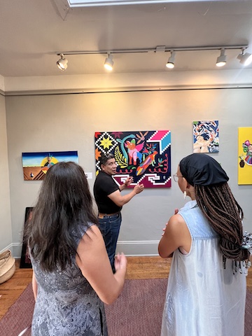kbywrites's tweet photo. Fab photos by @antoniodjalanis! Sneak peek into our exhibit opening at Last Friday in Hillsborough 8/26. Featuring  Ainara Navarro, @antoniodjalanis, Cornelio Campos, @luismackinney (&amp; @donnyoungphoto images of #EnriqueAlférez sculpture)  https://t.co/Gsj4F6hrGn @revistalatinanc https://t.co/nEZR4DFMj6