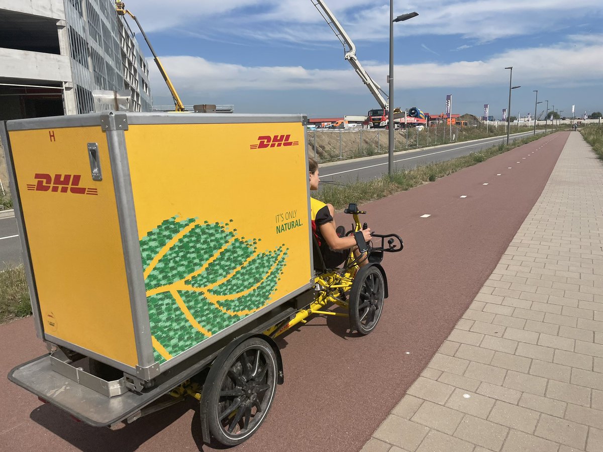 Sandra Rothbard (@freight_matters) on Twitter photo Great tour of <a href="/DeutschePostDHL/">Deutsche Post und DHL News</a> facility and then watched the <a href="/Velovebikes/">Velove</a> cargo bike in action heading towards #Antwerp!! #urbanlogisticssummerschool <a href="/UAntwerpen/">UAntwerpen</a> Great tour of <a href="/DeutschePostDHL/">Deutsche Post und DHL News</a> facility and then watched the <a href="/Velovebikes/">Velove</a> cargo bike in action heading towards #Antwerp!! #urbanlogisticssummerschool <a href="/UAntwerpen/">UAntwerpen</a>