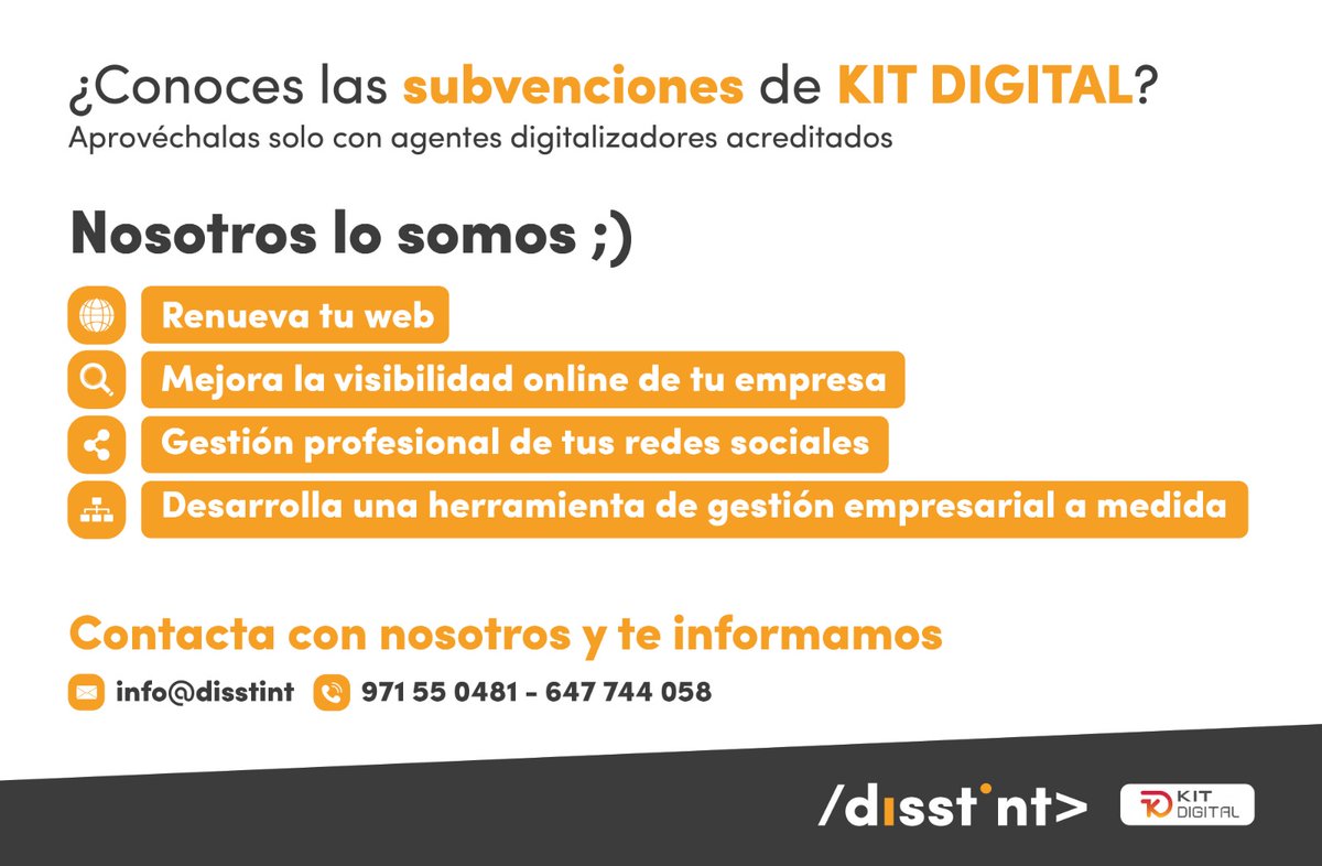 ¡Aprovecha las ayudas de Kit digital con nosotros!