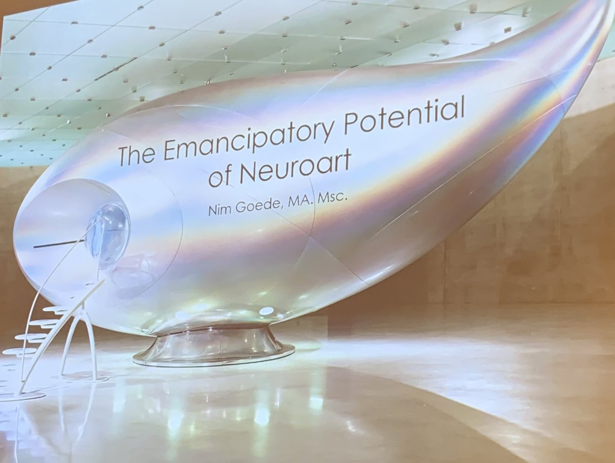 edge_neuro's tweet photo. Nim Goede about the emancipatory potential of #neuroart and using art to teach about the brain #VSAC2022 @VSAC2022 #artandscience #sciart https://t.co/i6GqmYsTam