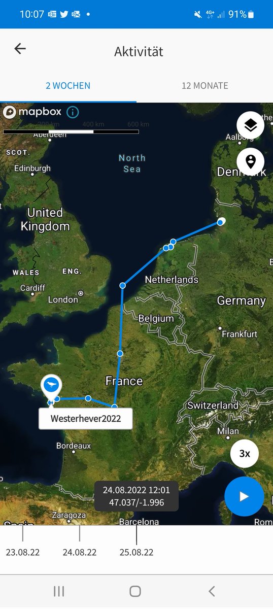 Red #Knot #Westerhever migrating south. It is currently stopping in France at an important staging site also during north migration.  Where will it's wintering area will be?
<a href="/GlobalFlyway/">Global Flyway Network</a> <a href="/WaddenseaUNESCO/">WaddenseaUNESCO</a> <a href="/PNBancarguin/">Parc National du Banc d'Arguin - PNBA</a>