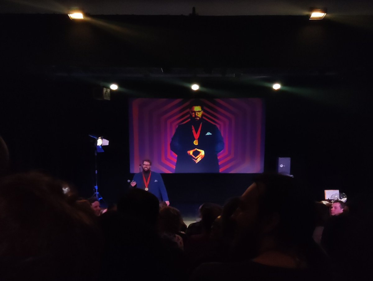 DrawyahYT's tweet image. And then came @TheMindMangler. I was fortunate enough to catch #MagicGoesWrong on its final night in London. My moment of the show was of course 696, I hope Kieth finds peace with himself. 😌