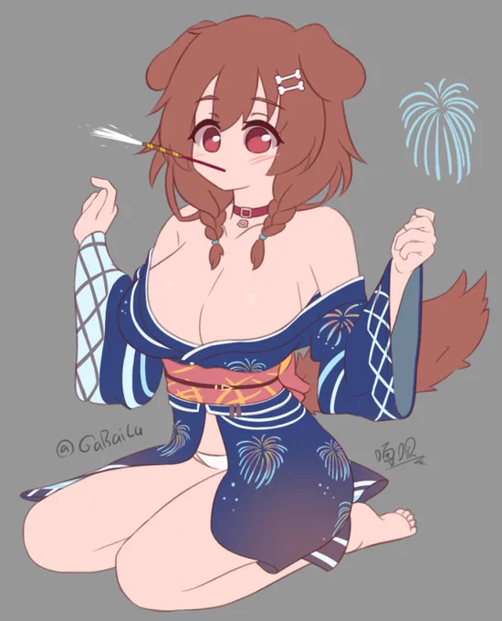 [途中] 浴衣#できたてころね 