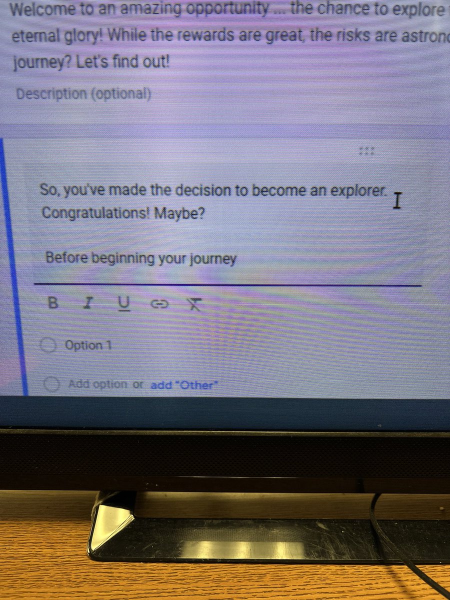 Bethany_Petty's tweet image. The amount of happiness I have just from being able to press enter on a Google Form question and see a new line appear is impressive 🤣 Thank you, @GoogleForEdu! 

#googleforms #GoogleEdu #createbook #IlluminateED #BackToSchool