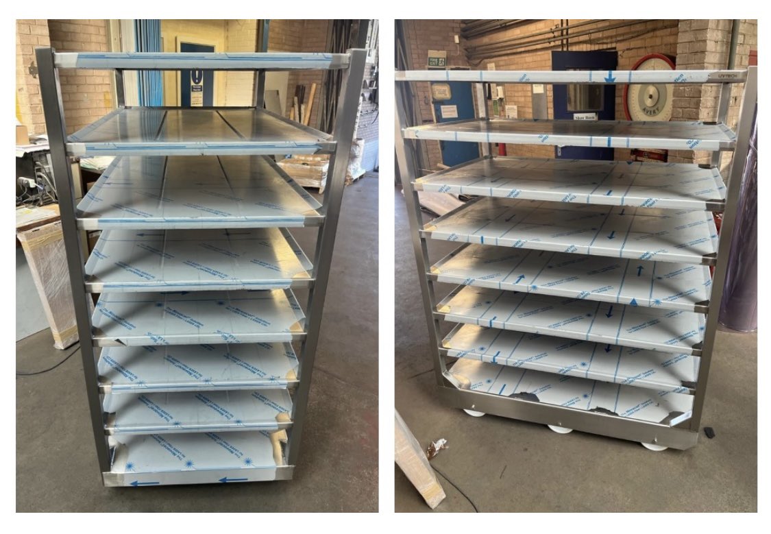 UnitechEngr's tweet photo. Stainless Steel Racks complete with 7 shelves and base.
#unitechengineering #ukmanufacturer https://t.co/IvrcwgNme1