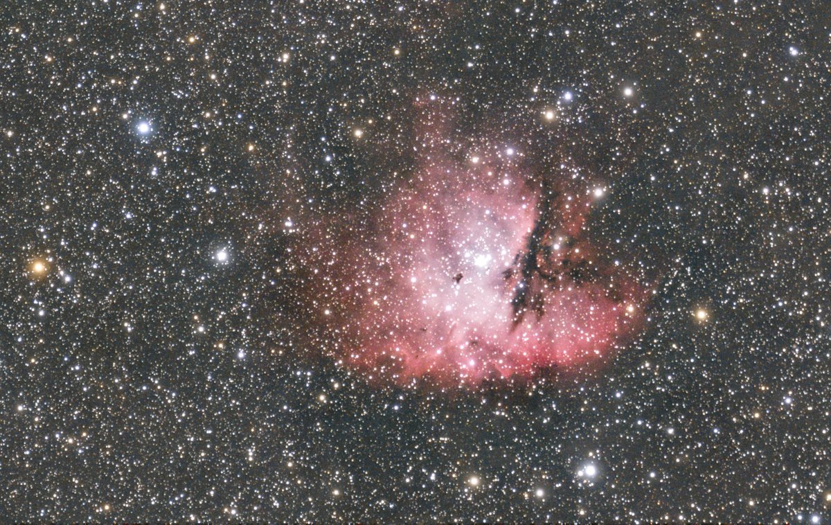 Gavin96641409's tweet photo. Pacman nebula #astrophotography https://t.co/CJpJUFaAMY