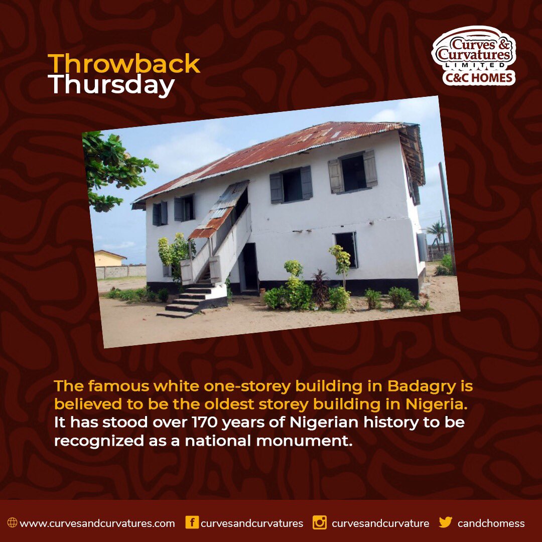 candchomess's tweet photo. Have you been to the first storey building in Nigeria? 
This building is recorded to be over 170years old and situated in Badagry.  

#TBT #TBThursday #BBNaijaS7 #nigerianhistory https://t.co/9blz3pFgke