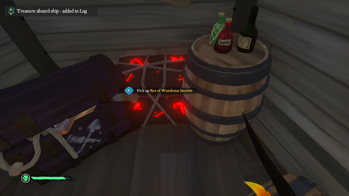 L8dyHysteria's tweet photo. I found the Box of Wondrous Secrets today! Itโs my second one since I started playing. ๐#SeaOfThieves #BoxOfWondrousSecrets #Treasure #DevilsRoar https://t.co/nkbpnoGdtP