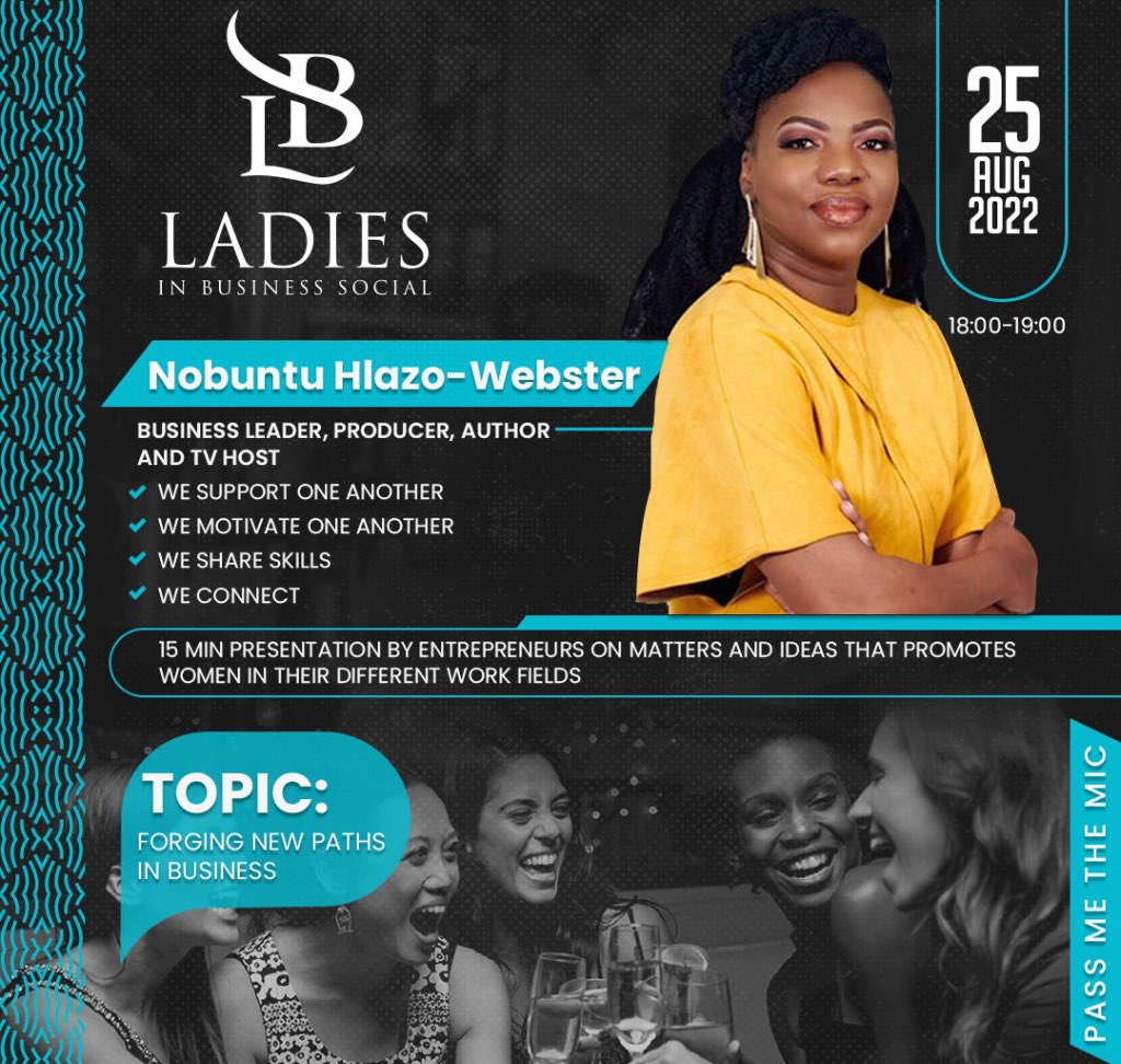 NobuntuSA's tweet image. When Thursday nights out become about women’s economy.
I’m proud of this vision my brother @niphomthembu 
I will be talking about forging new paths. 
#ParallelSystems 
#OwningTheEconomy