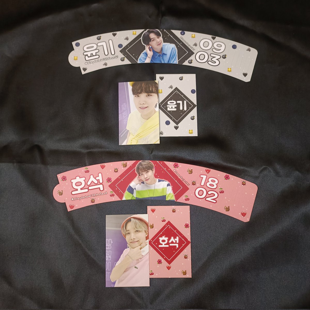 DreamProjectMY's tweet photo. Are you guys ready for #PlaydateWithBTS?

With 3 days left till our event, we will be releasing a sneak peak of the freebies!

First up, our adorable cuplseeves!

*Remember, only 3 cupsleeves allowed per redemption. 

But don't worry as there will be more to come 🤭 https://t.co/BEuF8fy8K9