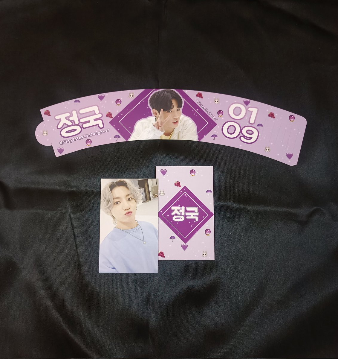 DreamProjectMY's tweet photo. Are you guys ready for #PlaydateWithBTS?

With 3 days left till our event, we will be releasing a sneak peak of the freebies!

First up, our adorable cuplseeves!

*Remember, only 3 cupsleeves allowed per redemption. 

But don't worry as there will be more to come 🤭 https://t.co/BEuF8fy8K9