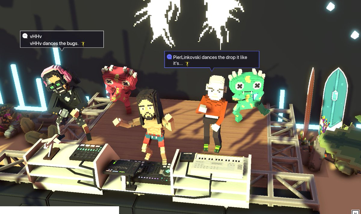 PLinkovski's tweet photo. @TheSandboxGame @steveaoki I just participated in the #SandboxAlphaS3Giveaway for a chance to win 500 SAND! On stage with Steve Aoki, check out my screenshot below!
👇

Love the pumping musik! https://t.co/ipOUHGU1K9