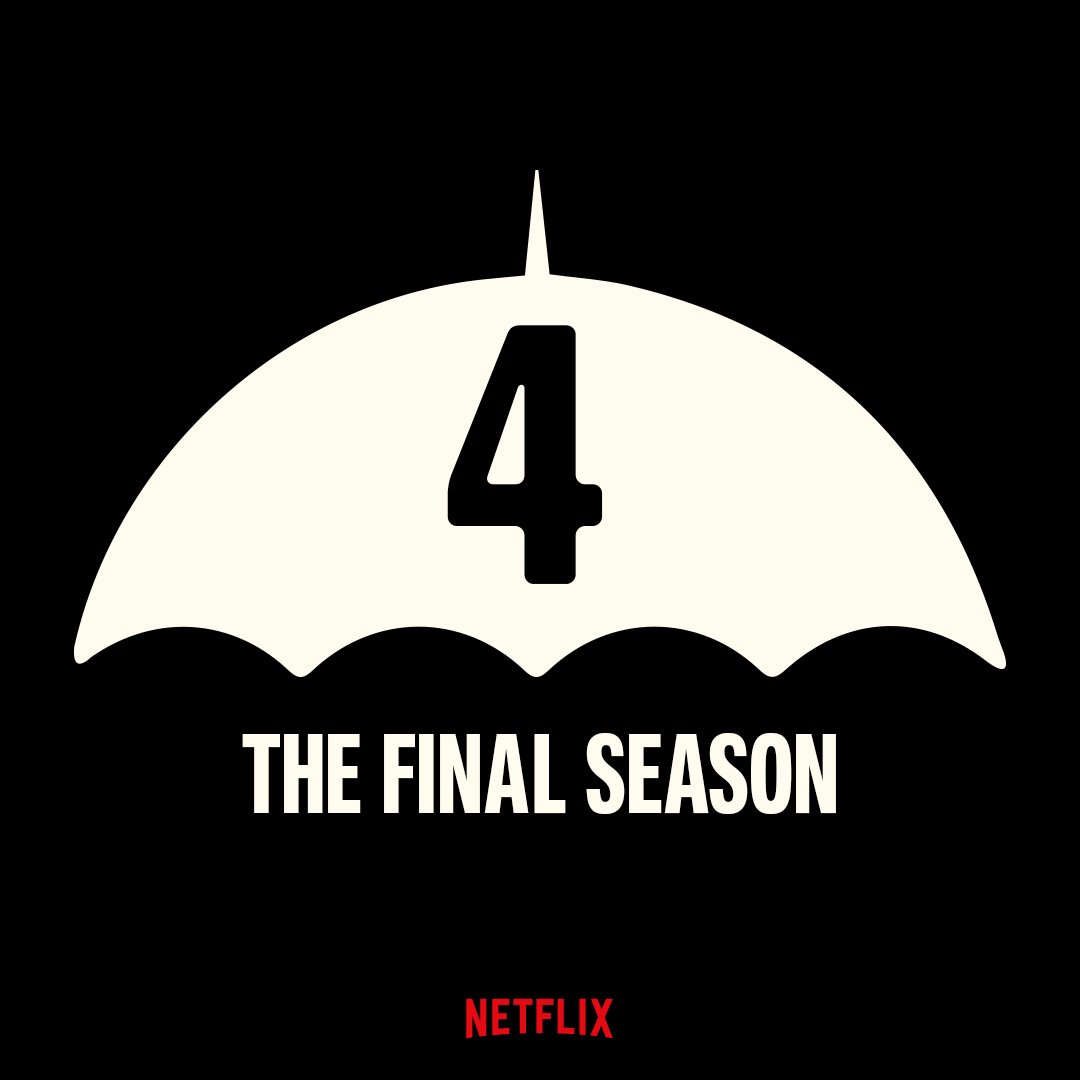 NetflixGeeked's tweet photo. gather 'round, Brellies. we're going to embark on our fourth and final adventure. ☂️🖤 https://t.co/FojvOlvY2E