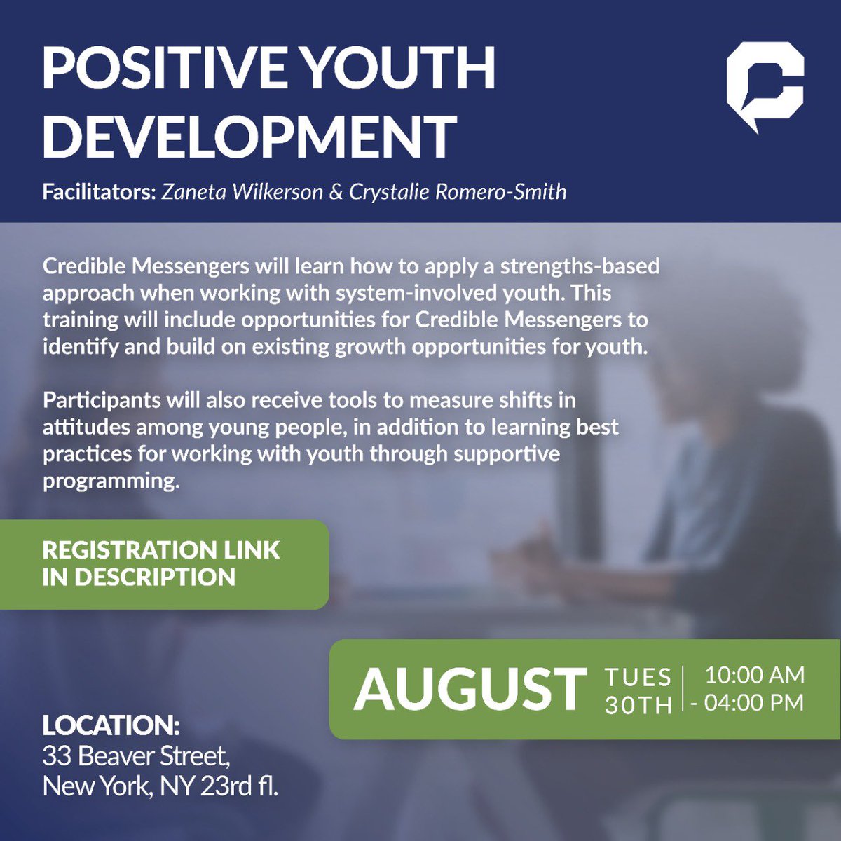 Join us on our Positive Youth Development training! 🔗 Register here: eventbrite.com/e/positive-you…