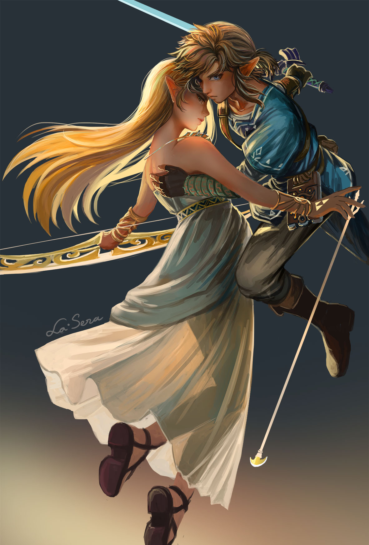 La-sera on Twitter: "#Zelda #LINK #LegendofZelda #BOTW #Zelink  https://t.co/XATy8AxSHN" / Twitter