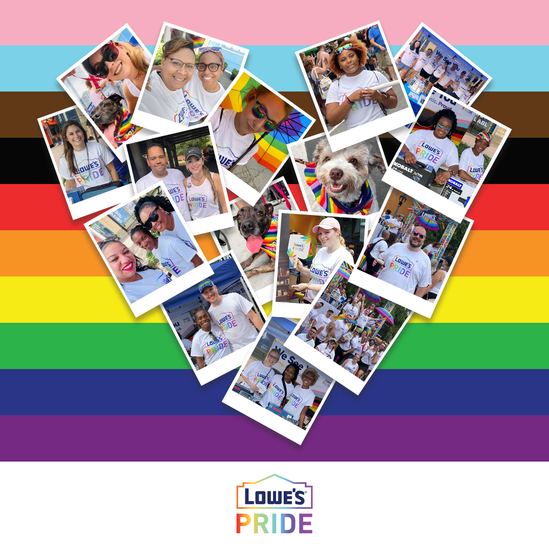LowesCareers's tweet photo. This past weekend we proudly supported the LGBTQ community at the 2022 Charlotte Pride Festival! If you were there, share your pride moments in the comments! #LowesPRIDE #LowesForAll @cltpride 🌈 https://t.co/uLgNj2lrNQ