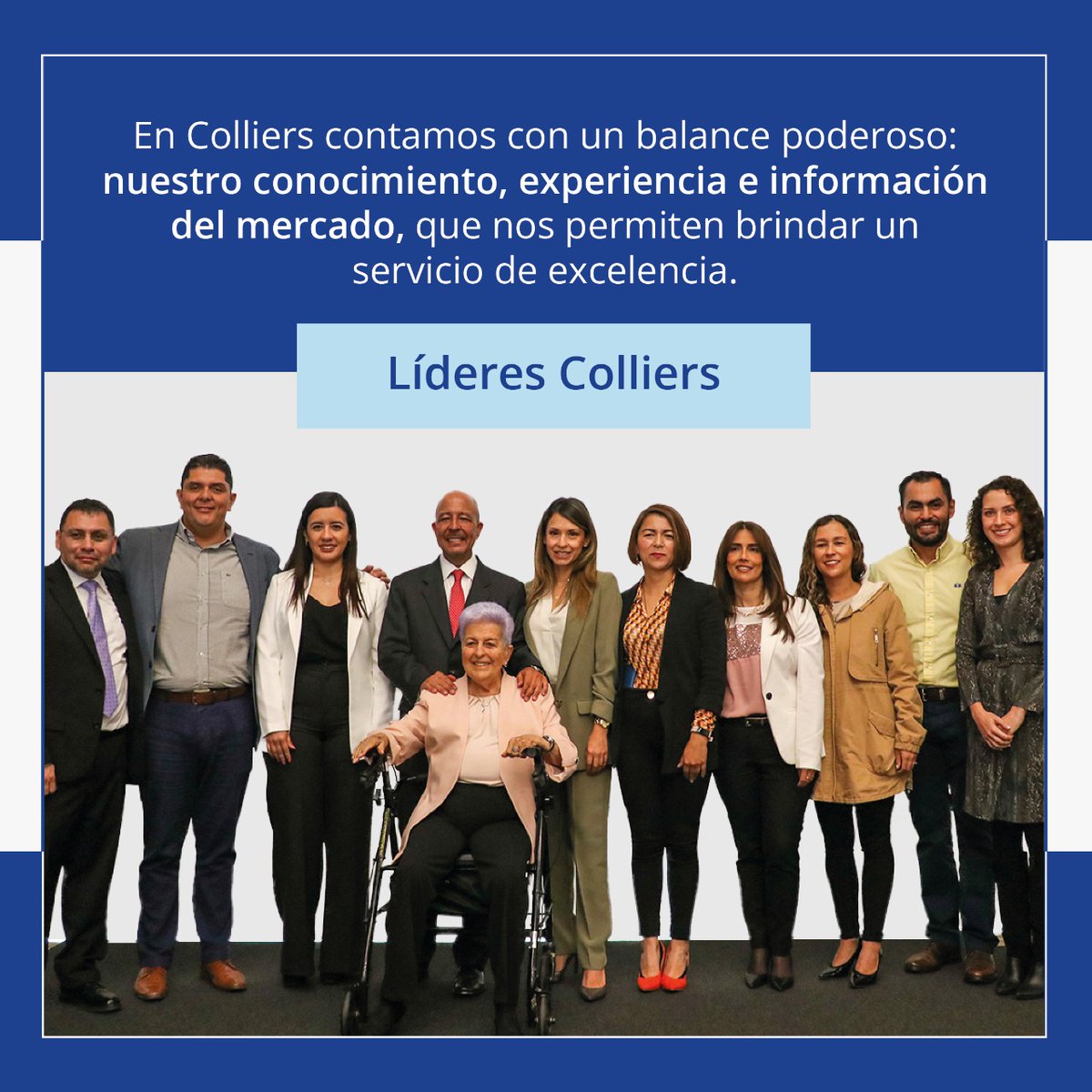 ColliersCol's tweet photo. Nuestros líderes Colliers hacen que aceleremos el éxito de nuestra compañía. #SomosColliers #SomosExpertos #Líderes https://t.co/oBPO4u8mSu