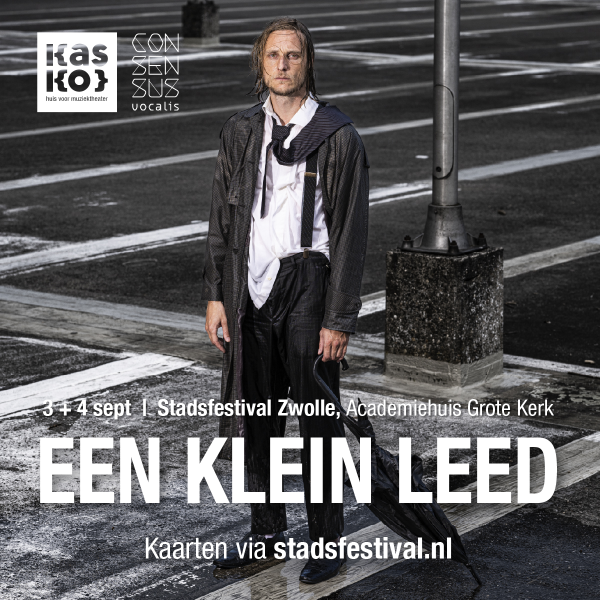 Tijdens het <a href="/stadsfestival/">Stadsfestival Zwolle</a> spelen we 'Een klein leed' in het prachtige <a href="/academiehuis/">Academiehuis Grote Kerk Zwolle</a> Grote Kerk!🎵 Tragikomisch muziektheater over dooie mussen, halflege glazen en de grote ondraaglijkheid van de kleine dingen. Samen met @ConsensusVoc. Meer info &amp; kaarten: stadsfestival.nl/event/een-klei…
