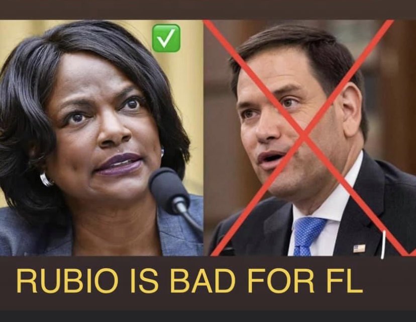 JannieJo8's tweet photo. @marcorubio #ValDemingsForFlorida 🌞🌊🌊 #RubioNO 🌊🌊🌊 https://t.co/hPvVSUiQgD