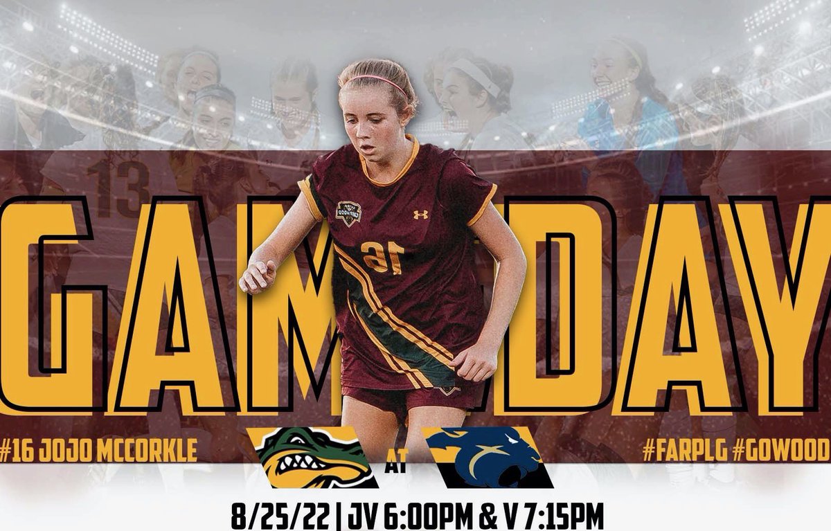 🚨GAMEDAY🚨
🆚Pope John Paul II (TN)
🕕JV 6:00p
🕖Varsity 7:15p
📍Pope John Paul II Prep School

#GOWOOD ✌️💚🐊 #FARPLG

Graphic <a href="/hannah_carter01/">Hannah Carter</a>