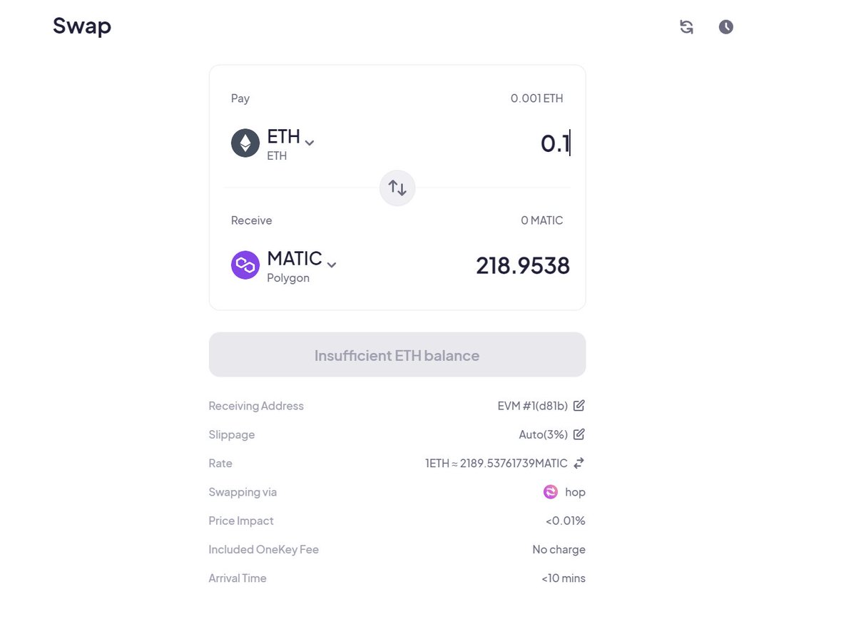 OneKeyHQ's tweet photo. #OneKeydaily :
We are so excited that OneKey has now integrated @SocketDotTech cross-chain swap in all our platform! (Desktop, mobile and browser extension)
Socket is being integrated in the Swap tab on OneKey!
✍️Change the way you access chains! https://t.co/TN5dboGm63