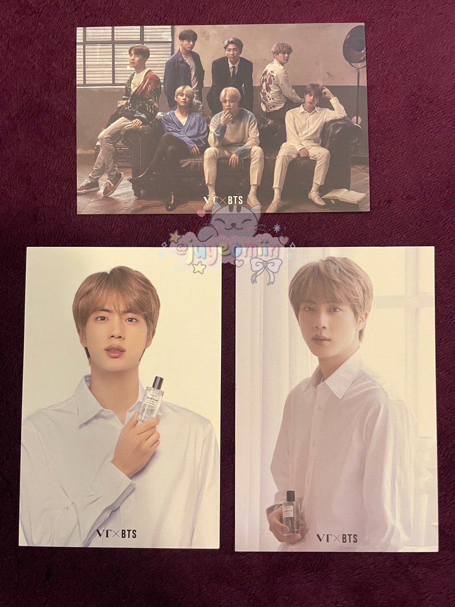 kivescart's tweet photo. wts lfb ph [#juyeosells]

bts x vt cosmetics perfume postcards set

—₱200 each set // ₱150 (jin + ot7)
—all in mint condition
—onhand

mop: gcash ; mod: sco, ggx

reply/dm to claim ♡
🏷 rm namjoon seokjin jin yoongi suga jhope hobi jimin v taehyung jungkook postcard pc https://t.co/KZgIikZJ0i