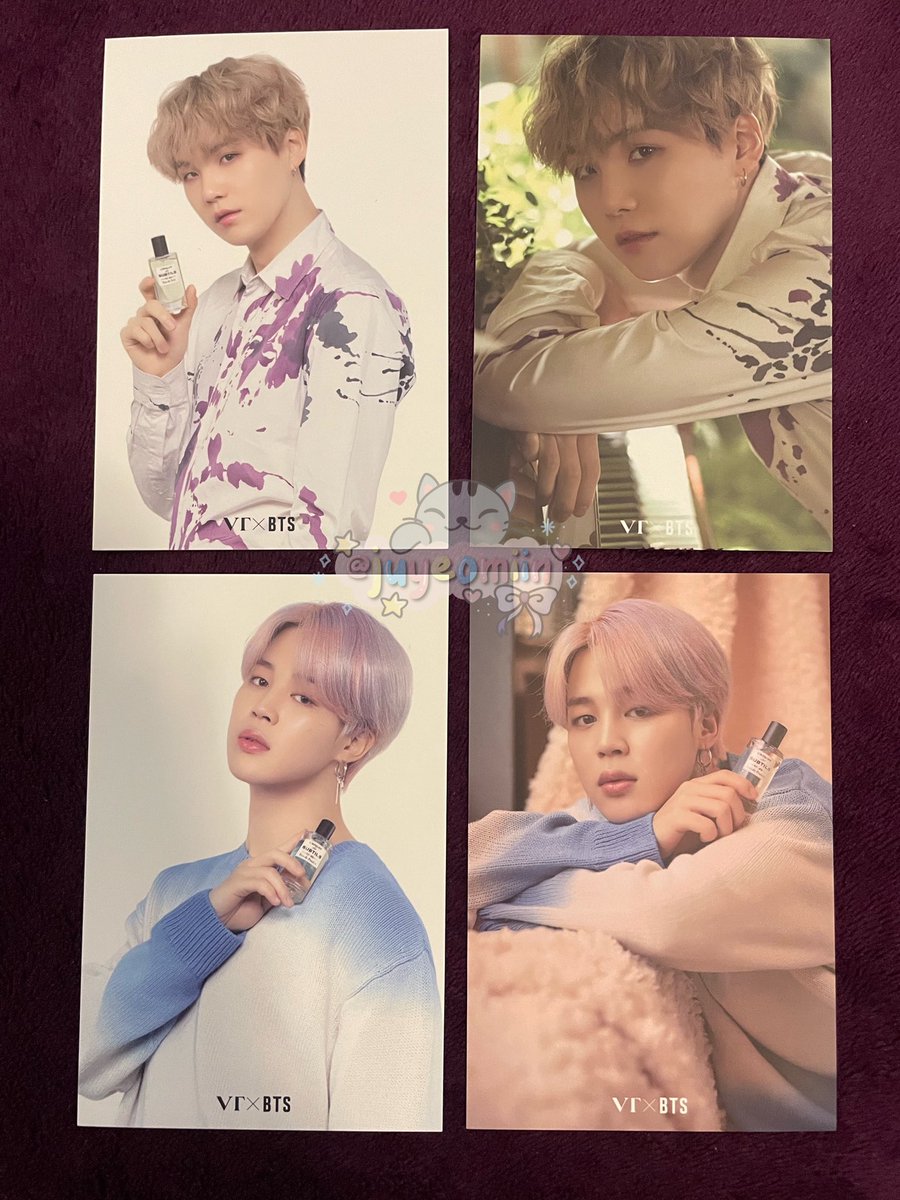 kivescart's tweet photo. wts lfb ph [#juyeosells]

bts x vt cosmetics perfume postcards set

—₱200 each set // ₱150 (jin + ot7)
—all in mint condition
—onhand

mop: gcash ; mod: sco, ggx

reply/dm to claim ♡
🏷 rm namjoon seokjin jin yoongi suga jhope hobi jimin v taehyung jungkook postcard pc https://t.co/KZgIikZJ0i