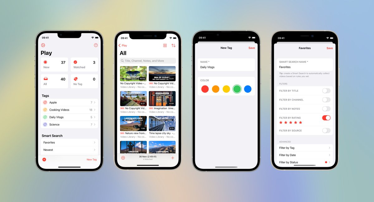 Play: Watch Later App tweet media