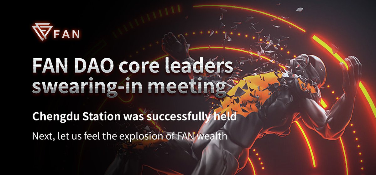 BALINSTONE's tweet photo. The FAN DAO Core Leaders' Oath Conference Chengdu Station was successfully held. The feelings and shocks brought by this conference will bring more attention. I believe that FAN will also have a stronger shocking power. Let us experience the explosion of FAN wealth together.  Bar https://t.co/KOYvid20SF