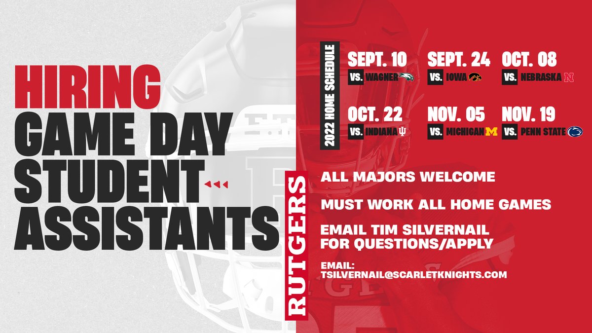 TFSilvernail's tweet photo. Looking to add to our great student staff! Shoot me an e-mail for more info! #CHOP @RFootball 🪓 https://t.co/tGTJDzBOMX